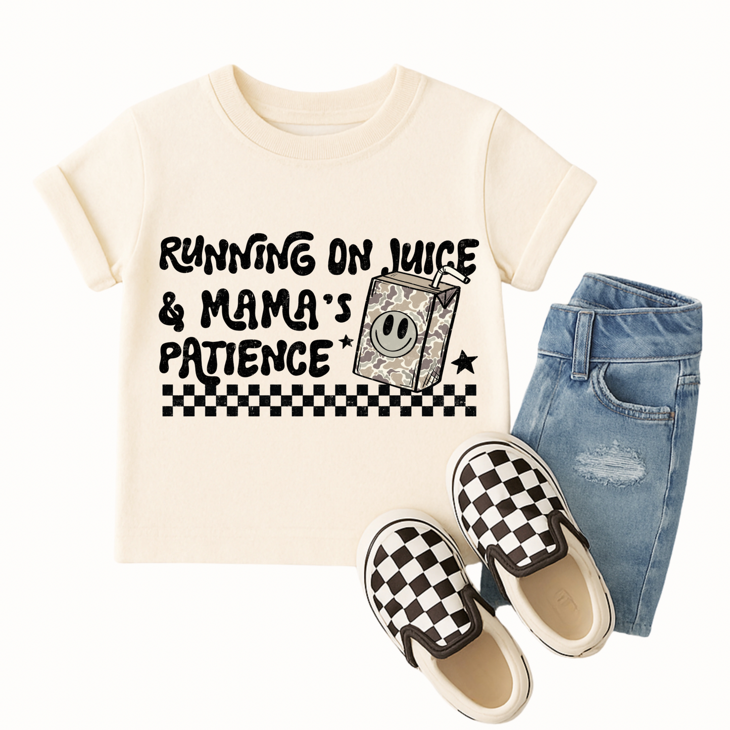 Running on Patience Kids Graphic Tee
