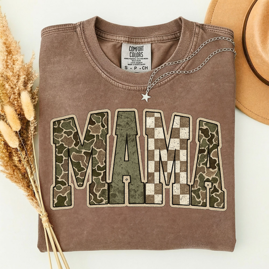 Camo Mama Graphic Tee